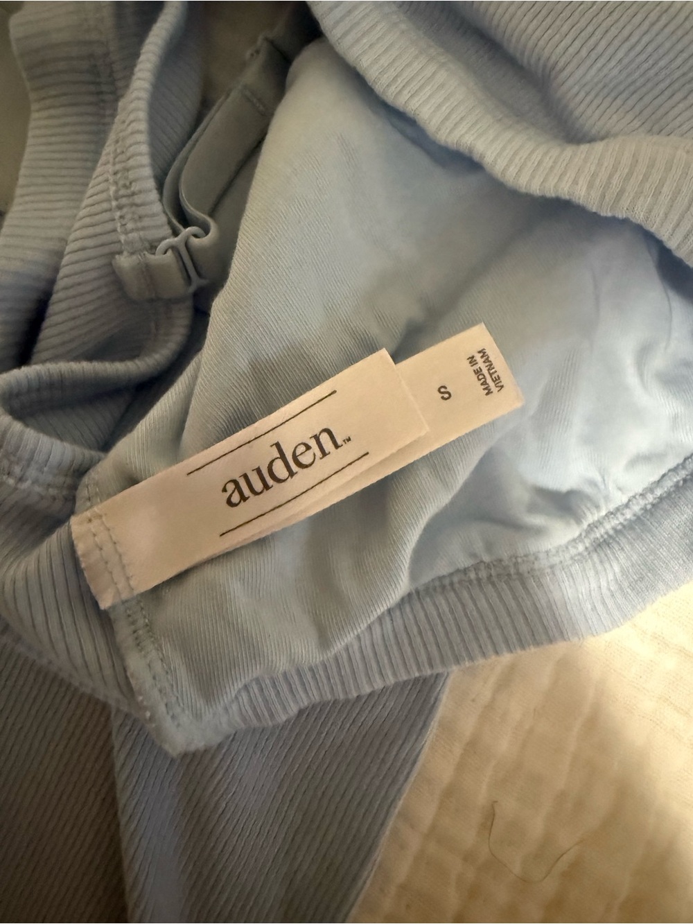Auden Light Blue Ribbed Bralette & Boxer Set - Picture 5 of 6